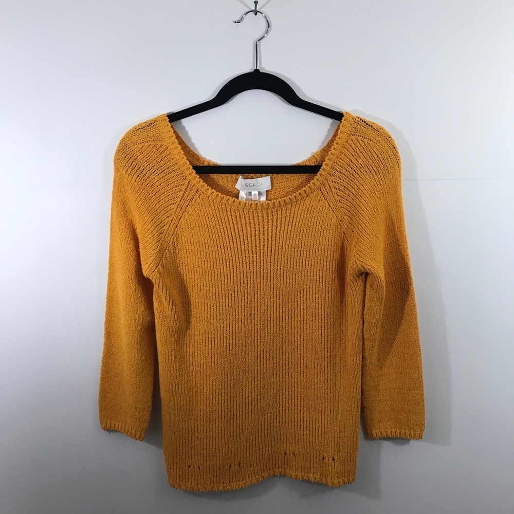 Escada Yellow Vintage Sweater